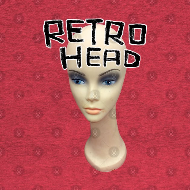 Retro Head Doll Head for Vintage Lover by badlydrawnbabe